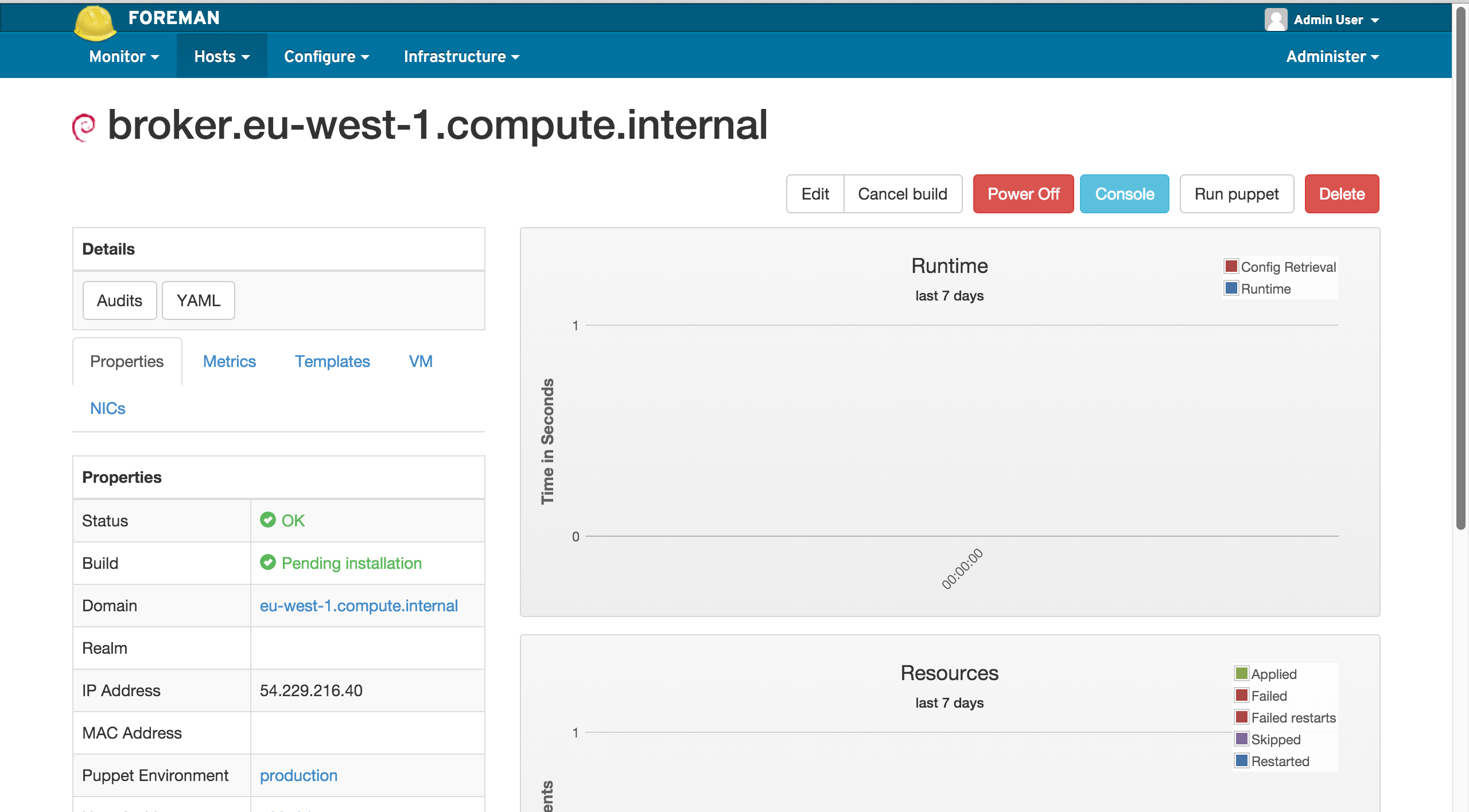 Completed Host