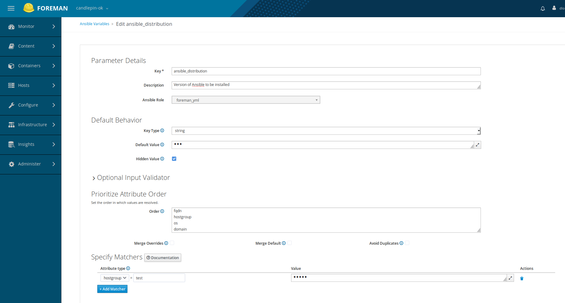 ansible variables details